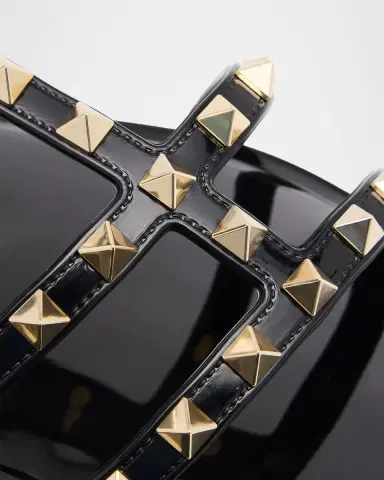 Valentino Garavani Rockstud Jelly Flat Gladiator Sandals | Thumbnail 5 Valentino Garavani Rockstud Jelly Flat Gladiator Sandals | Thumbnail 5