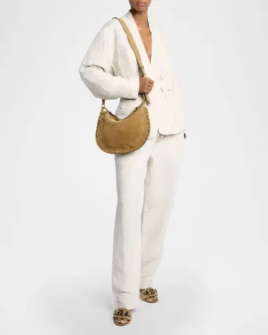 Isabel Marant Oskan Soft Zipped Shoulder Bag | Thumbnail 4 Isabel Marant Oskan Soft Zipped Shoulder Bag | Thumbnail 4