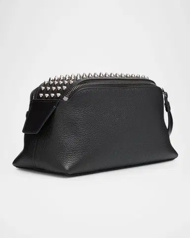 Christian Louboutin Men's Funky Leather Empire Spikes Travel Pouch | Thumbnail 3 Christian Louboutin Men's Funky Leather Empire Spikes Travel Pouch | Thumbnail 3