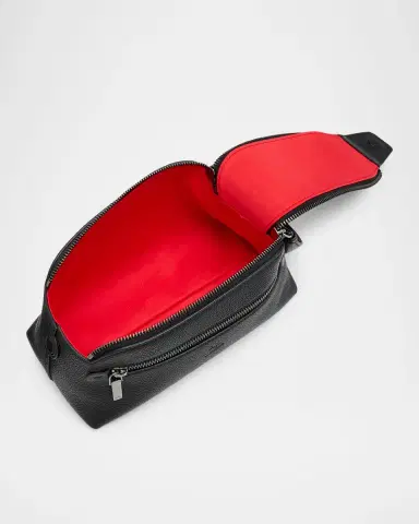 Christian Louboutin Men's Funky Leather Empire Spikes Travel Pouch | Thumbnail 4 Christian Louboutin Men's Funky Leather Empire Spikes Travel Pouch | Thumbnail 4