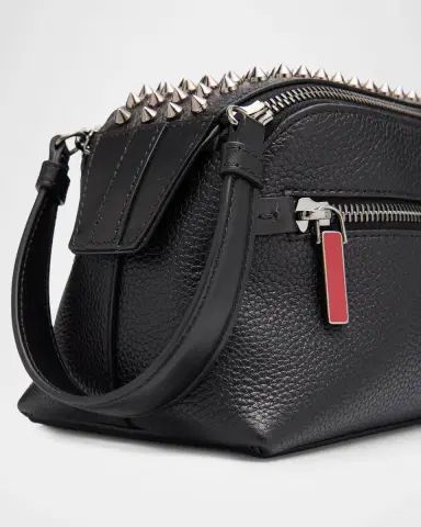 Christian Louboutin Men's Funky Leather Empire Spikes Travel Pouch | Thumbnail 5 Christian Louboutin Men's Funky Leather Empire Spikes Travel Pouch | Thumbnail 5