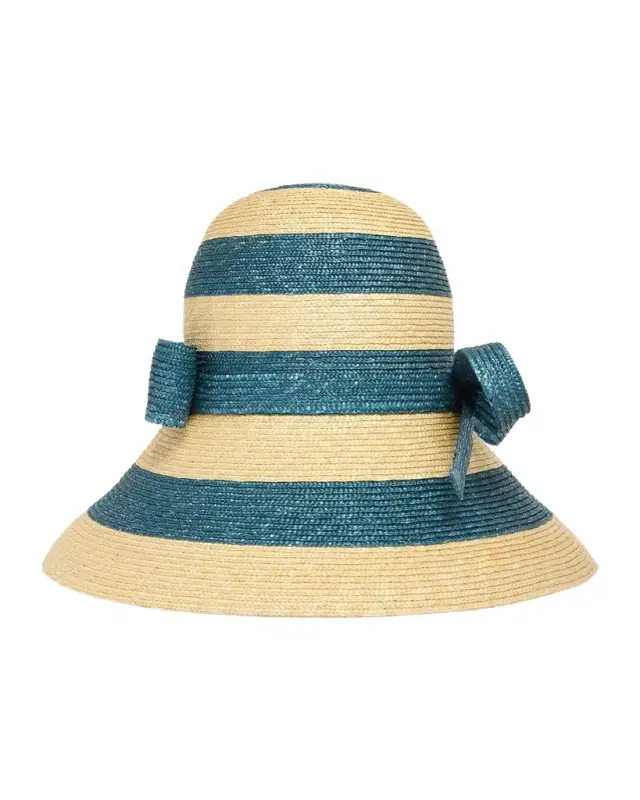 Valentino Garavani VLogo Signature Straw Cloche Hat