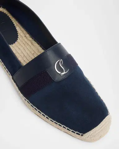 Christian Louboutin Men's Alfarica Nubuck Leather Espadrilles | Thumbnail 3 Christian Louboutin Men's Alfarica Nubuck Leather Espadrilles | Thumbnail 3