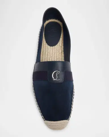Christian Louboutin Men's Alfarica Nubuck Leather Espadrilles | Thumbnail 4 Christian Louboutin Men's Alfarica Nubuck Leather Espadrilles | Thumbnail 4