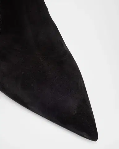 Gianvito Rossi Hansen Suede Pointed-Toe Knee Boots | Thumbnail 5