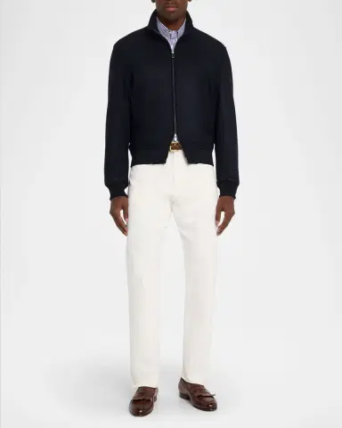 Ralph Lauren Purple Label Felton Cashmere Bomber Jacket | Thumbnail 2