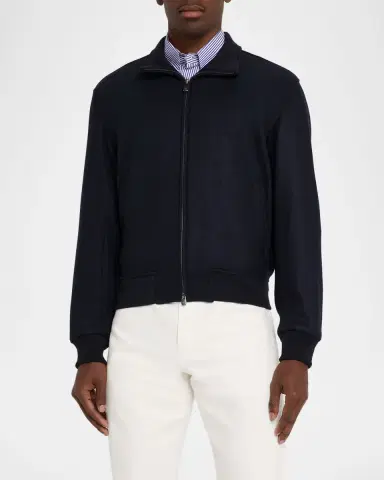 Ralph Lauren Purple Label Felton Cashmere Bomber Jacket | Thumbnail 4