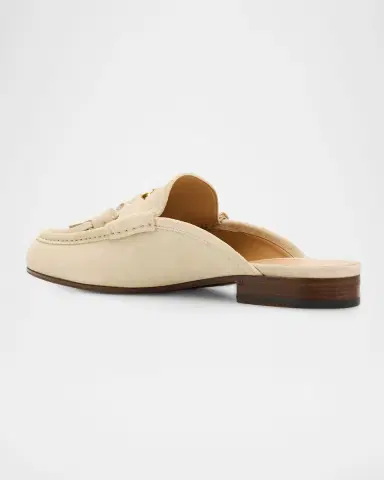 Valentino Garavani VLogo Signature Suede Loafer Mules | Thumbnail 4
