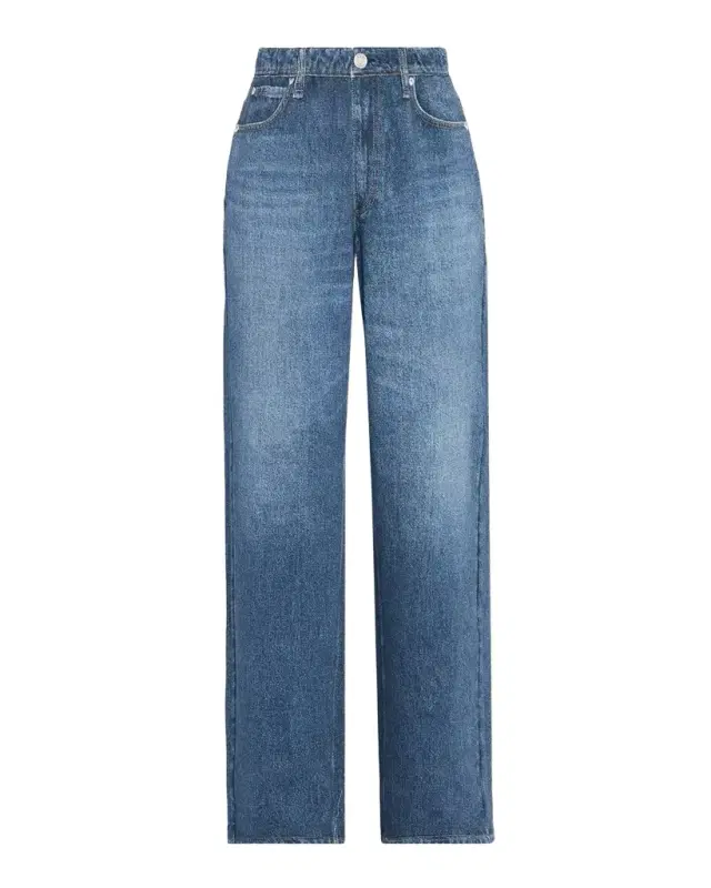 rag & bone rb Miramar Terry Wide-Leg Jeans