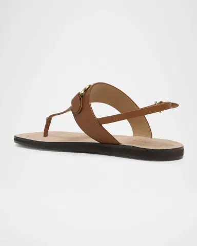Ferragamo Siriana Gancio Leather Thong Sandals | Thumbnail 2 Ferragamo Siriana Gancio Leather Thong Sandals | Thumbnail 2