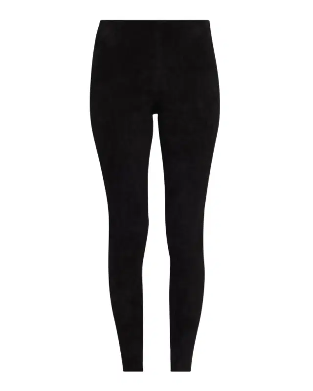 ALICE + OLIVIA Lennox Mid-Rise Suede Leggings
