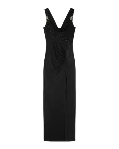Versace Embellished Silk-Blend Gown | Thumbnail 1 Versace Embellished Silk-Blend Gown | Thumbnail 1