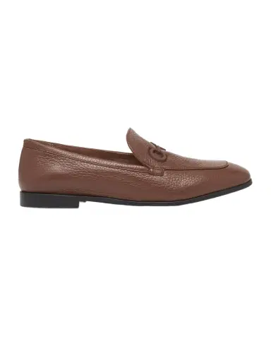 Ferragamo Soldy Hammered Deerskin Leather Loafers | Thumbnail 1 Ferragamo Soldy Hammered Deerskin Leather Loafers | Thumbnail 1
