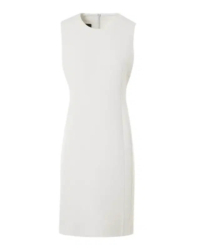 Wool Crepe Sheath Dress