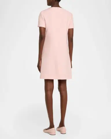 Valentino Garavani Bow Cutout Short-Sleeve Mini Dress | Thumbnail 3