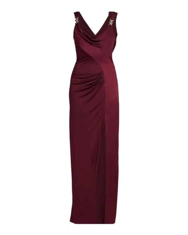 Versace Ruched Jersey Gown