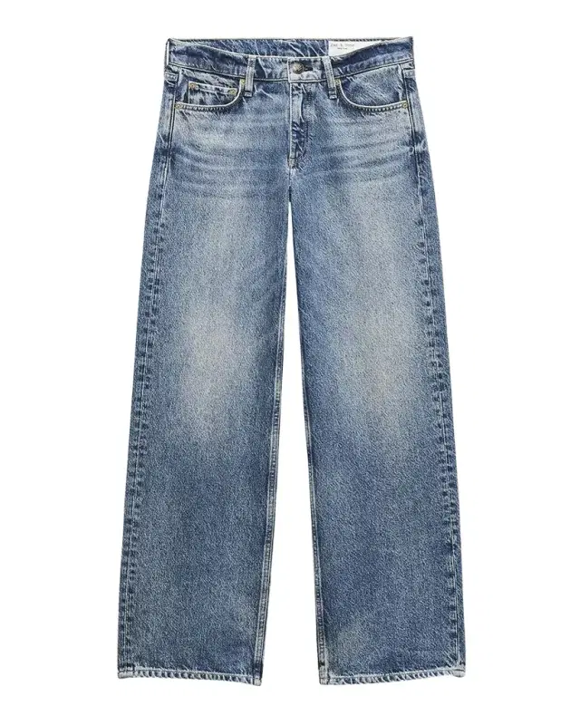 rag & bone Cam Low-Rise Relaxed Straight Jeans