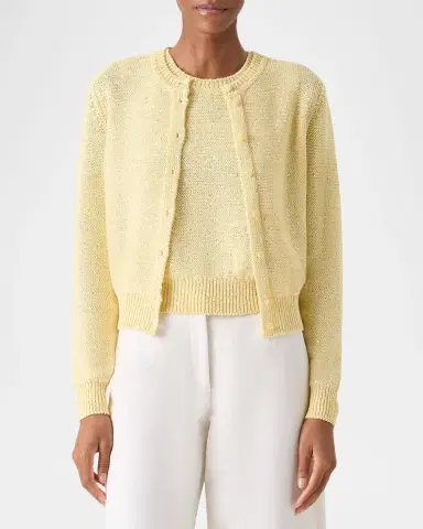Akris Knit Cardigan with Sequins | Thumbnail 4 Akris Knit Cardigan with Sequins | Thumbnail 4