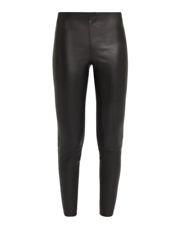 ALICE + OLIVIA Lennox Mid-Rise Leather Leggings
