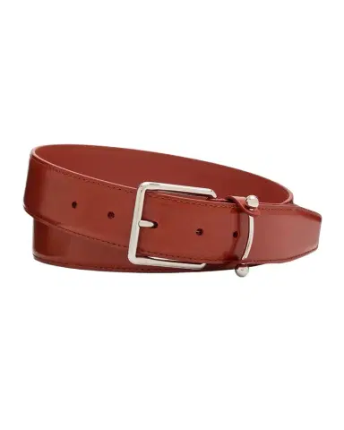 Christian Louboutin Men's Chambeliss Collar-Pin Smooth Leather Belt | Thumbnail 1 Christian Louboutin Men's Chambeliss Collar-Pin Smooth Leather Belt | Thumbnail 1