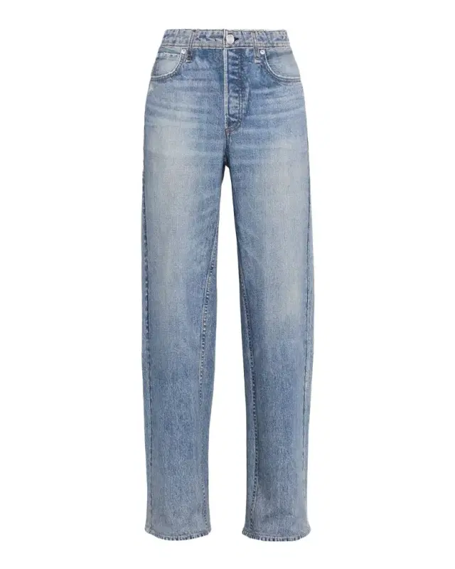 rag & bone rb Miramar Terry Wide-Leg Jeans