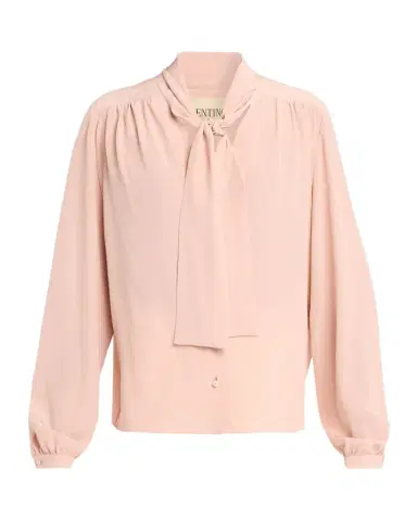 Valentino Garavani Neck Scarf Silk Crepe Shirt | Thumbnail 1 Valentino Garavani Neck Scarf Silk Crepe Shirt | Thumbnail 1