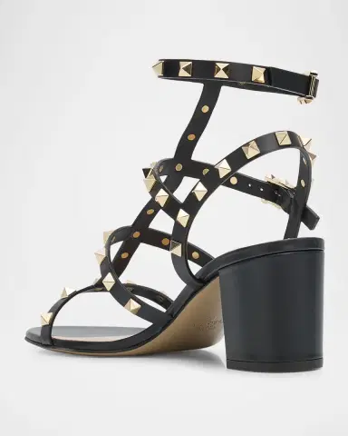 Valentino Garavani 60mm Rockstud Leather City Sandals | Thumbnail 4 Valentino Garavani 60mm Rockstud Leather City Sandals | Thumbnail 4