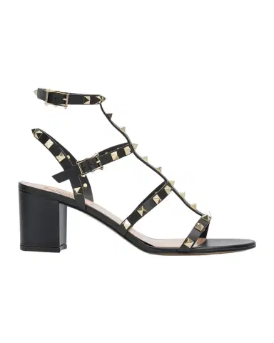 Valentino Garavani 60mm Rockstud Leather City Sandals | Thumbnail 1 Valentino Garavani 60mm Rockstud Leather City Sandals | Thumbnail 1