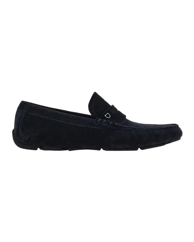 Ferragamo Men 's Petite-Gancini Suede Driving Loafers