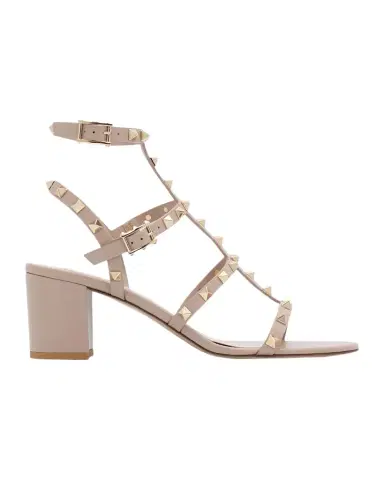 Valentino Garavani 60mm Rockstud Leather City Sandals | Thumbnail 1 Valentino Garavani 60mm Rockstud Leather City Sandals | Thumbnail 1
