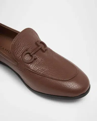 Ferragamo Soldy Hammered Deerskin Leather Loafers | Thumbnail 3 Ferragamo Soldy Hammered Deerskin Leather Loafers | Thumbnail 3