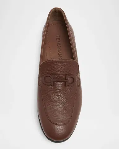 Ferragamo Soldy Hammered Deerskin Leather Loafers | Thumbnail 4 Ferragamo Soldy Hammered Deerskin Leather Loafers | Thumbnail 4