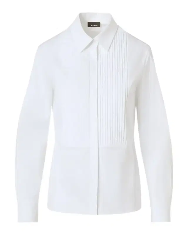 Pleated Bib-Front Shirt