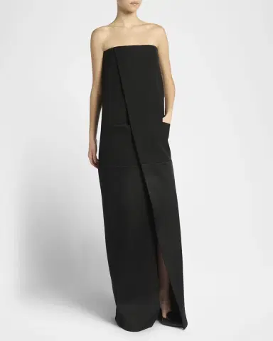 Tom Ford Strapless Column Wrap Evening Gown | Thumbnail 4 Tom Ford Strapless Column Wrap Evening Gown | Thumbnail 4