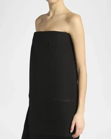 Tom Ford Strapless Column Wrap Evening Gown | Thumbnail 5 Tom Ford Strapless Column Wrap Evening Gown | Thumbnail 5