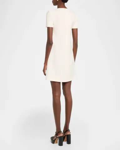 Valentino Garavani Bow Cutout Short-Sleeve Mini Dress | Thumbnail 3 Valentino Garavani Bow Cutout Short-Sleeve Mini Dress | Thumbnail 3