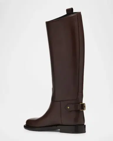 Burberry Cavalier Knee-High Leather Riding Boots | Thumbnail 2