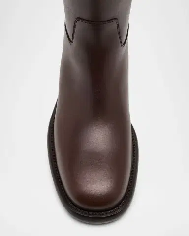 Burberry Cavalier Knee-High Leather Riding Boots | Thumbnail 4