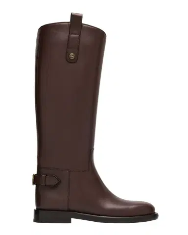 Burberry Cavalier Knee-High Leather Riding Boots | Thumbnail 1