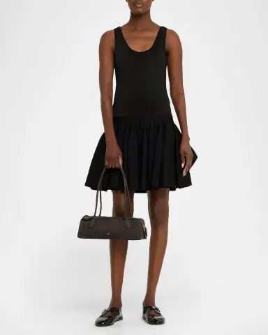 Alaïa Le Teckel Medium Suede Shoulder Bag | Thumbnail 5 Alaïa Le Teckel Medium Suede Shoulder Bag | Thumbnail 5