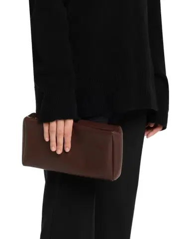 The Row Compact Clutch Bag in Nappa Leather | Thumbnail 1