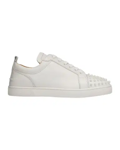 Christian Louboutin Men's Louis Junior Spikes Leather Low-Top Sneakers | Thumbnail 1 Christian Louboutin Men's Louis Junior Spikes Leather Low-Top Sneakers | Thumbnail 1
