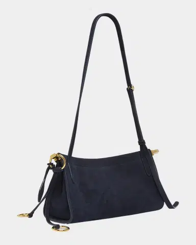 Alaïa Le Click East-West Suede Shoulder Bag | Thumbnail 3
