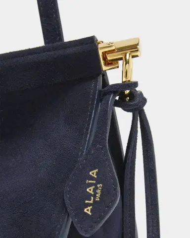 Alaïa Le Click East-West Suede Shoulder Bag | Thumbnail 6