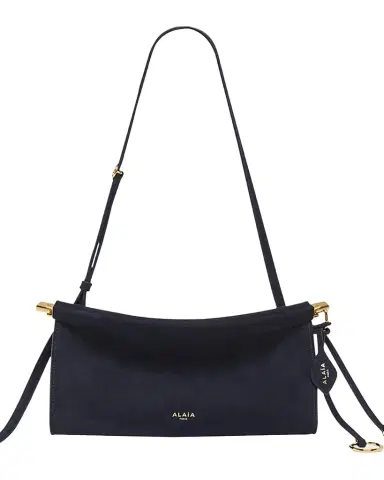 Alaïa Le Click East-West Suede Shoulder Bag | Thumbnail 1