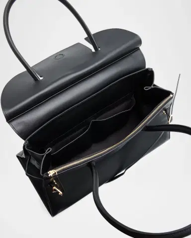 SIMKHAI River Suede Flap Leather Shoulder Bag | Thumbnail 4