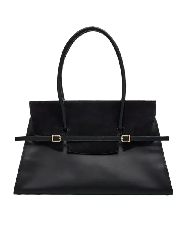 SIMKHAI River Suede Flap Leather Shoulder Bag