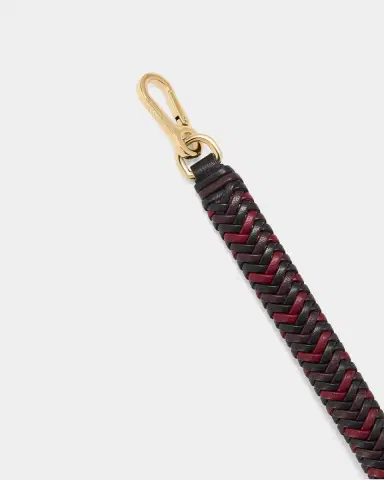 Loewe Tricolor Woven Leather Shoulder Strap | Thumbnail 3