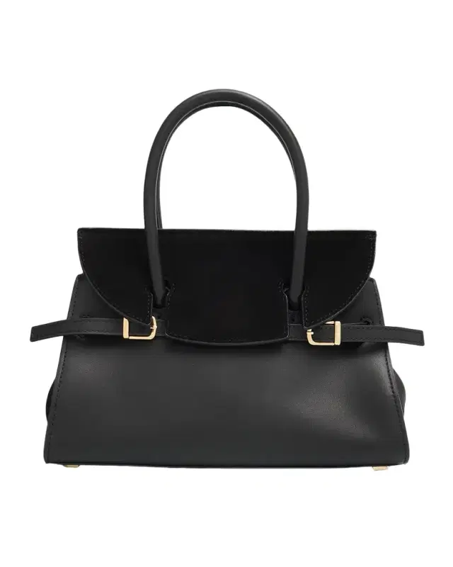 SIMKHAI River Small Suede Flap Top-Handle Bag