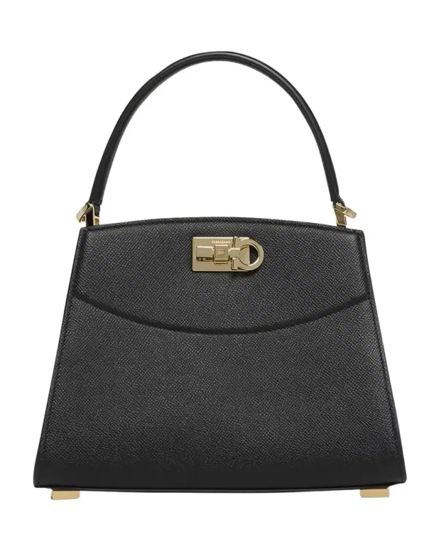 Ferragamo The New Studio Small Box Leather Top-Handle Bag